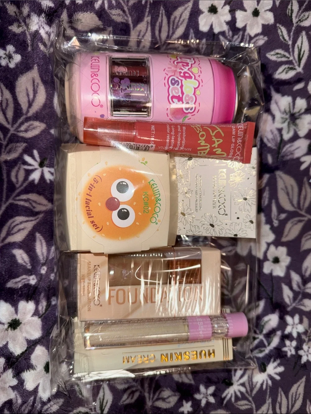 Keun & Co Pink Bronzer & Contour Makeup Set